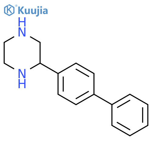 2-Biphenyl-4-yl-piperazine structure