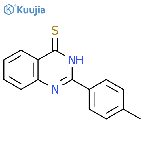 4(1H)-Quinazolinethione, 2-(4-methylphenyl)- structure
