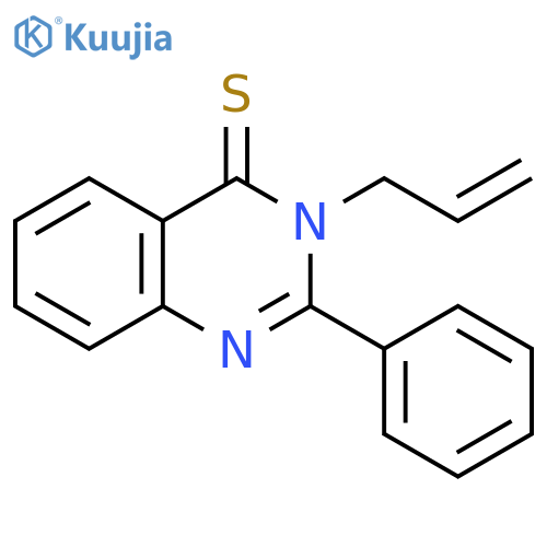 4(3H)-Quinazolinethione, 2-phenyl-3-(2-propenyl)- structure