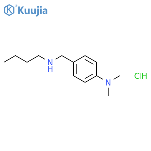 (4-Butylaminomethyl-phenyl)-dimethyl-amine; hydrochloride structure