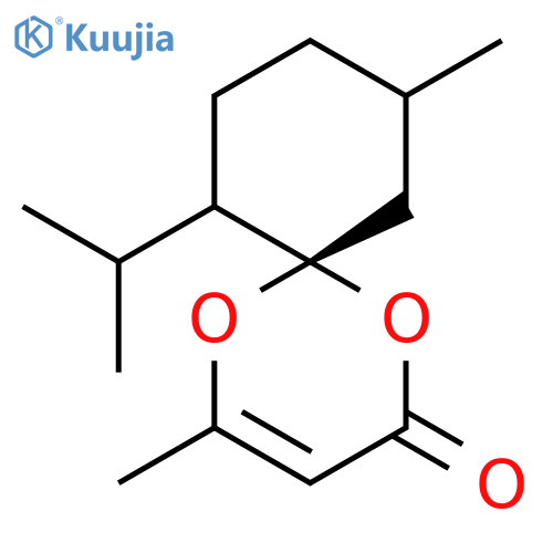 1,5-Dioxaspiro[5.5]undec-3-en-2-one,4,10-dimethyl-7-(1-methylethyl)-, (6S,7S,10R)- structure
