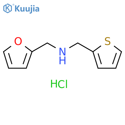 (2-furylmethyl)(2-thienylmethyl)amine hydrochloride structure