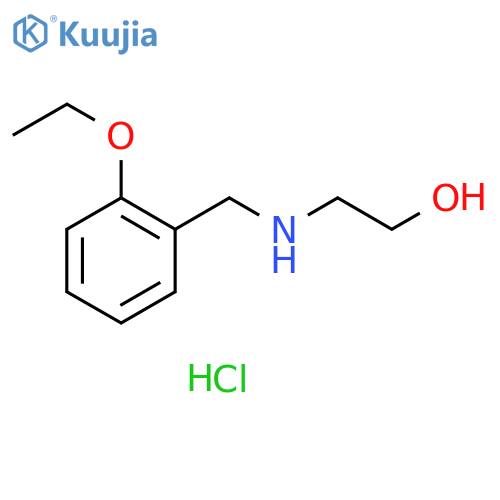 2-[(2-ethoxybenzyl)amino]ethanol hydrochloride structure