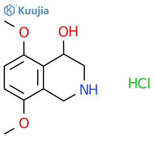 5,8-DIMETHOXY-1,2,3,4-TETRAHYDROISOQUINOLIN-4-OL HYDROCHLORIDE structure