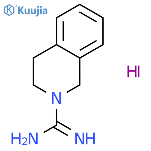 1,2,3,4-tetrahydroisoquinoline-2-carboximidamide hydroiodide structure