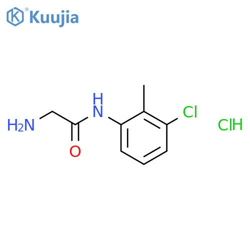 N1-(3-Chloro-2-methylphenyl)glycinamide Hydrochloride structure