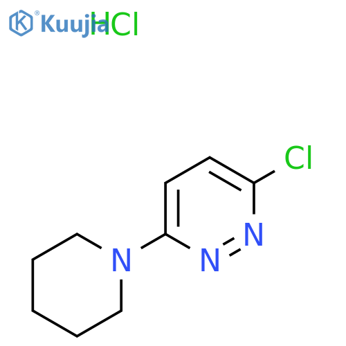 3-Chloro-6-(piperidin-1-yl)pyridazine hydrochloride structure