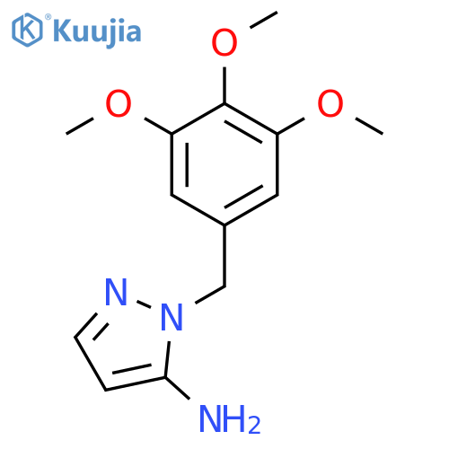 1-(3,4,5-Trimethoxybenzyl)-1H-pyrazol-5-amine structure