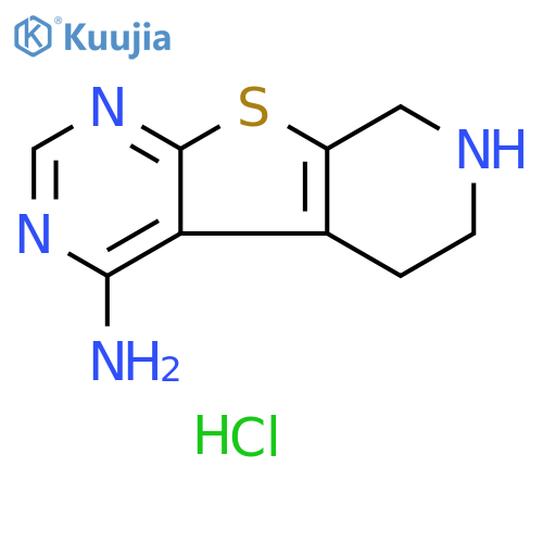 8-thia-4,6,11-triazatricyclo7.4.0.0,2,7trideca-1(9),2,4,6-tetraen-3-amine hydrochloride structure