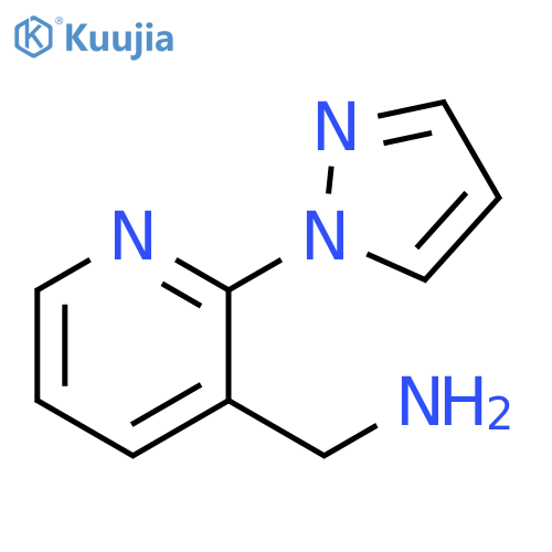 2-(1H-Pyrazol-1-yl)pyridin-3-ylmethanamine structure