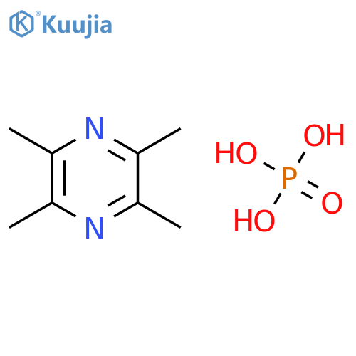 tetramethylpyrazine phosphate (1:1) structure
