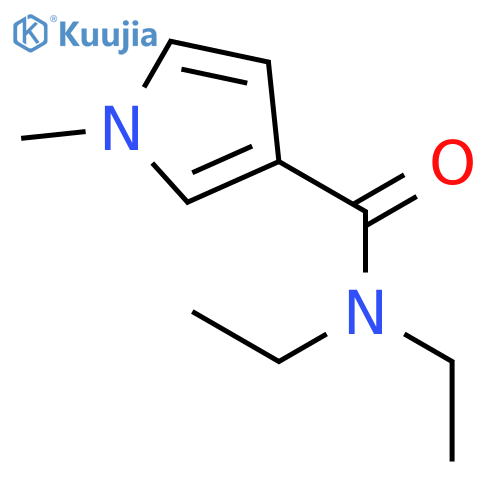 1H-Pyrrole-3-carboxamide, N,N-diethyl-1-methyl- structure
