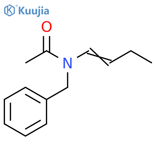 Acetamide, N-1-butenyl-N-(phenylmethyl)- structure