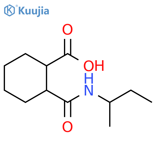 2-(sec-Butylamino)carbonylcyclohexanecarboxylic Acid structure
