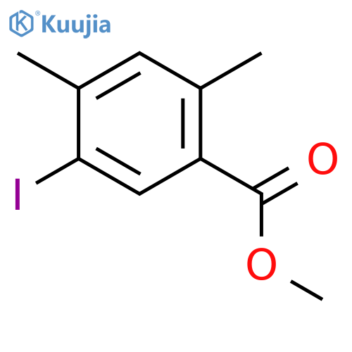 Methyl 5-iodo-2,4-dimethylbenzoate structure