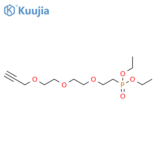 Propargyl-PEG3-phosphonic acid ethyl ester structure