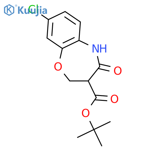 Tert-butyl (3r)-8-chloro-4-oxo-3,5-dihydro-2h-1,5-benzoxazepine-3-carboxylate structure