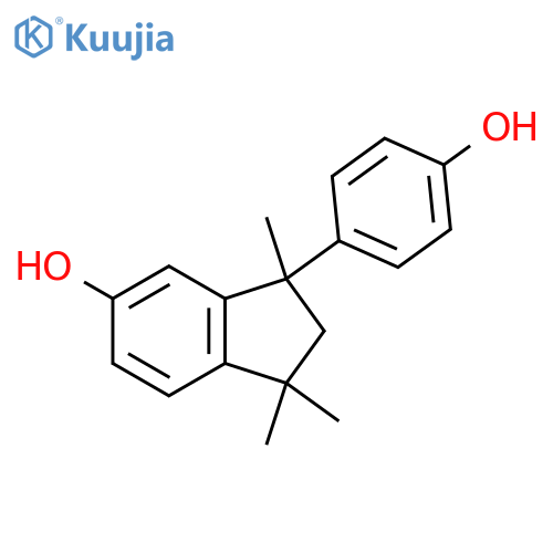 3-(4-Hydroxyphenyl)-1,1,3-trimethyl-5-indanol structure