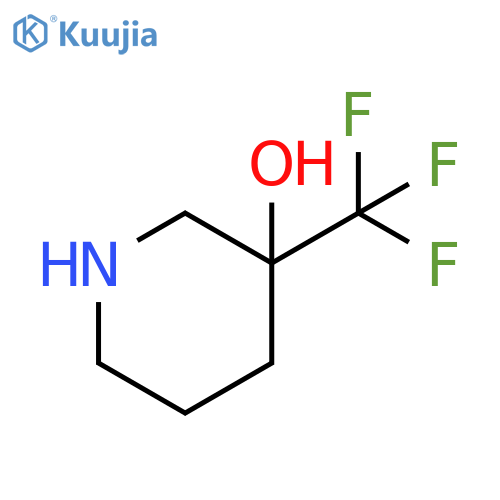 3-(trifluoromethyl)piperidin-3-ol structure