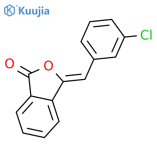 3-[(3-Chlorophenyl)methylidene]-2-benzofuran-1(3H)-one structure