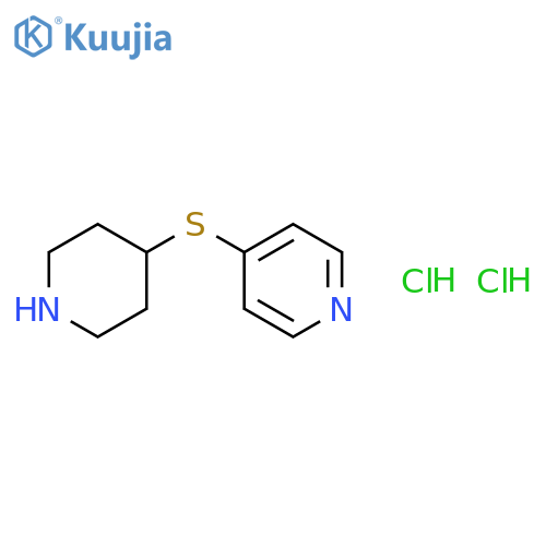4-(Piperidin-4-ylsulfanyl)-pyridine Dihydrochloride structure
