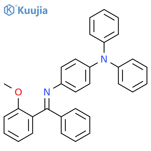 1,4-Benzenediamine, N'-[(2-methoxyphenyl)phenylmethylene]-N,N-diphenyl- structure