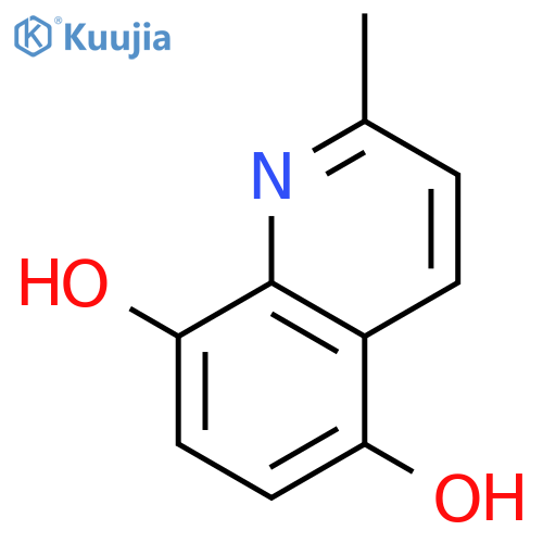 2-methylquinoline-5,8-diol structure