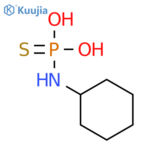 Phosphoramidothioic acid, cyclohexyl- structure