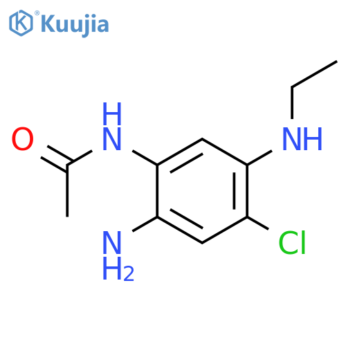 ACETAMIDE, N-[2-AMINO-4-CHLORO-5-(ETHYLAMINO)PHENYL]- structure