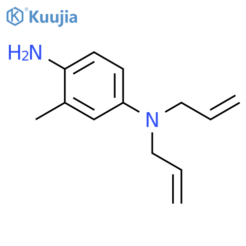 1,4-Benzenediamine, 2-methyl-N4,N4-di-2-propenyl- structure