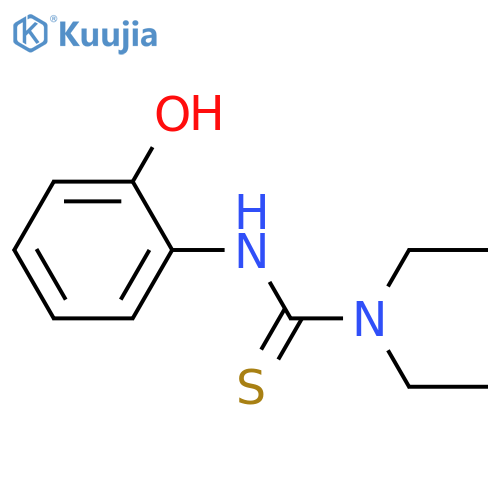 Thiourea, N,N-diethyl-N'-(2-hydroxyphenyl)- structure