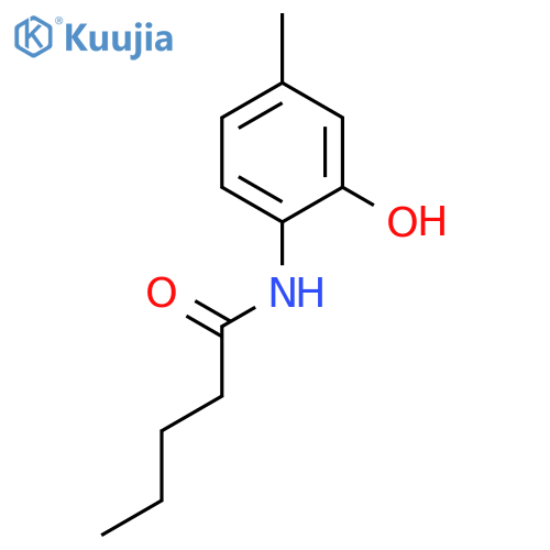 Pentanamide, N-(2-hydroxy-4-methylphenyl)- structure