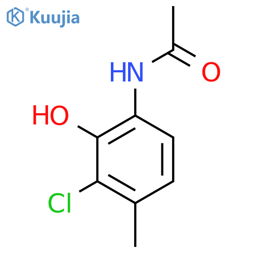 Acetamide, N-(3-chloro-2-hydroxy-4-methylphenyl)- structure