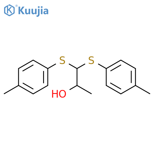 2-Propanol, 1,1-bis[(4-methylphenyl)thio]- structure