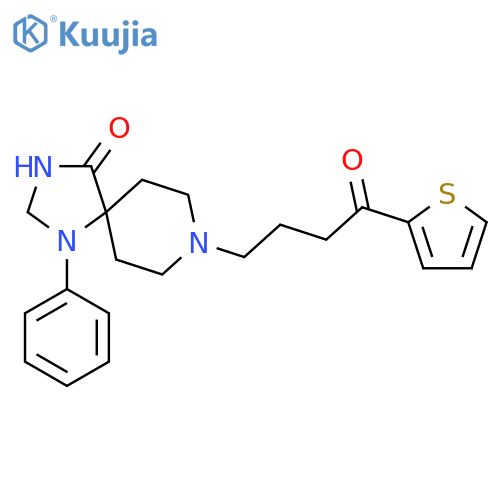 1,3,8-Triazaspiro[4.5]decan-4-one,8-[4-oxo-4-(2-thienyl)butyl]-1-phenyl- structure