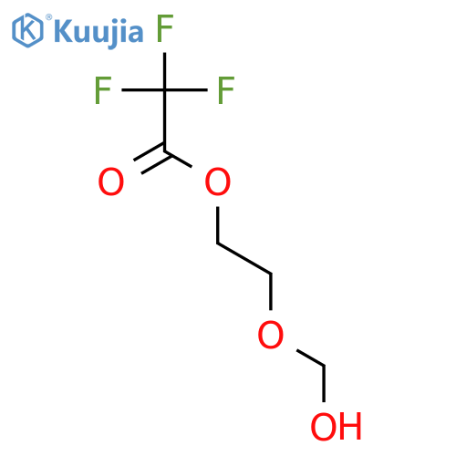 2-(hydroxymethoxy)ethyl 2,2,2-trifluoroacetate structure