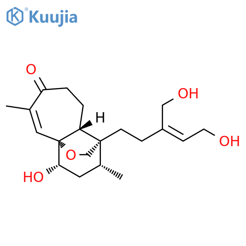 4a,1-(Epoxymethano)-4aH-benzocyclohepten-7(2H)-one,1,3,4,8,9,9a-hexahydro-4-hydroxy-1-[(3Z)-5-hydroxy-3-(hydroxymethyl)-3-pentenyl]-2,6-dimethyl-,(1R,2R,4S,4aR,9aR)-rel-(-)- (9CI) structure