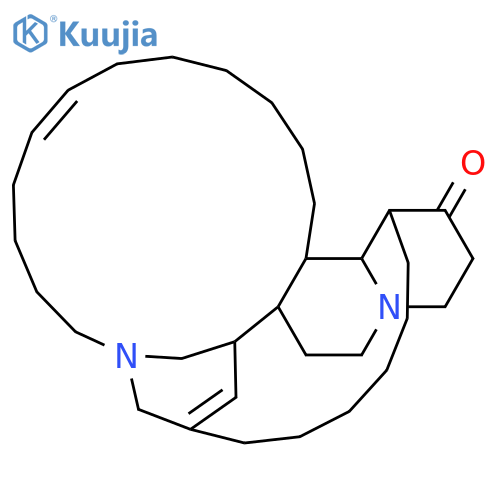 15H-16,1,14-[1,2]Propanediyl[3]ylidene-7H,14H-azacyclotetracosino[10,11,12-ij]quinolizin-7-one,1,2,3,5,6,7a,8,9,10,11,12,13,17,18,19,20,23,24,25,26,27,28,28a,28b-tetracosahydro-,(1S,7aR,21Z,28aS,28bR)- structure