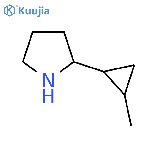 2-(2-methylcyclopropyl)pyrrolidine structure