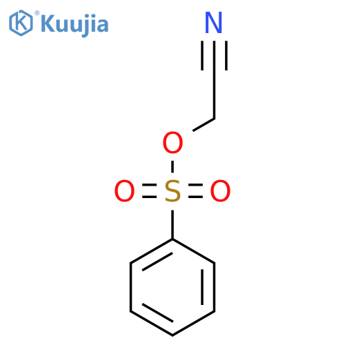 Cyanomethyl benzenesulfonate structure