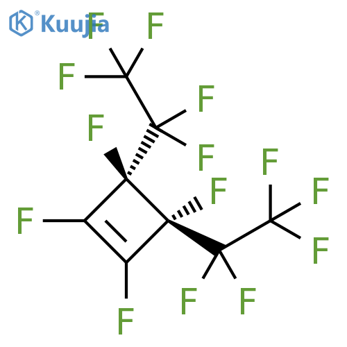 Cyclobutene, 1,2,3,4-tetrafluoro-3,4-bis(pentafluoroethyl)-, trans- (9CI) structure