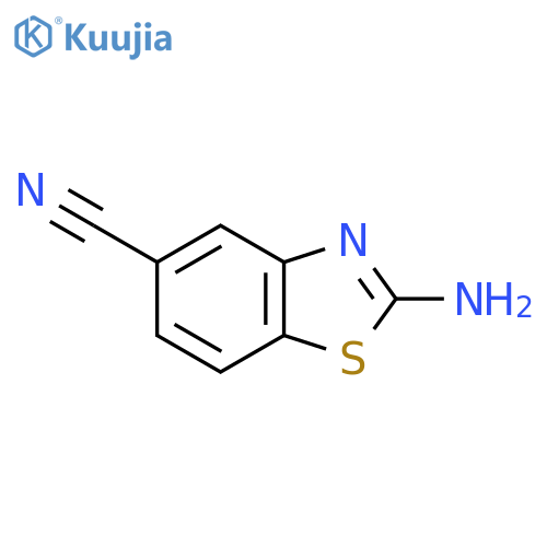 2-Amino-1,3-benzothiazole-5-carbonitrile structure