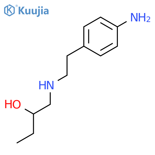 2-Butanol, 1-[(4-aminophenyl)ethylamino]- structure