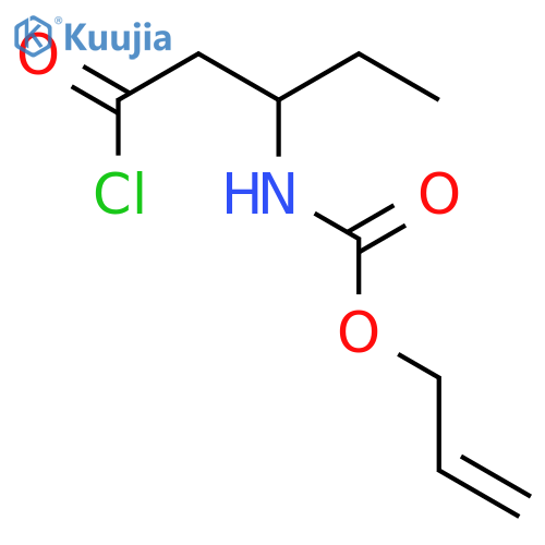 Carbamic acid, (3-chloro-1-ethyl-3-oxopropyl)-, 2-propenyl ester structure