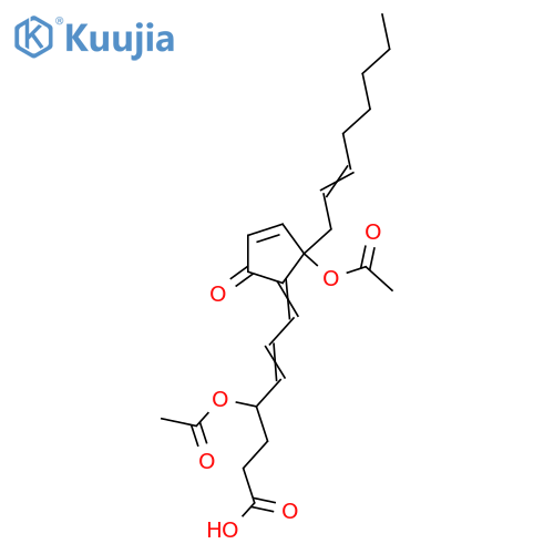 4,12-Dihydroxy-9-oxo-5,7,10,14-prostatetraenoic acid; (4R,5E,7Z,12S,14Z)-form, Di-Ac structure