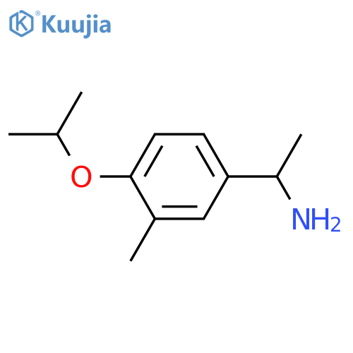 1-(4-Isopropoxy-3-methylphenyl)-ethylamine structure