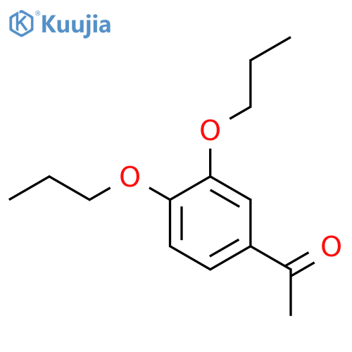 1-(3,4-Dipropoxy-phenyl)-ethanone structure