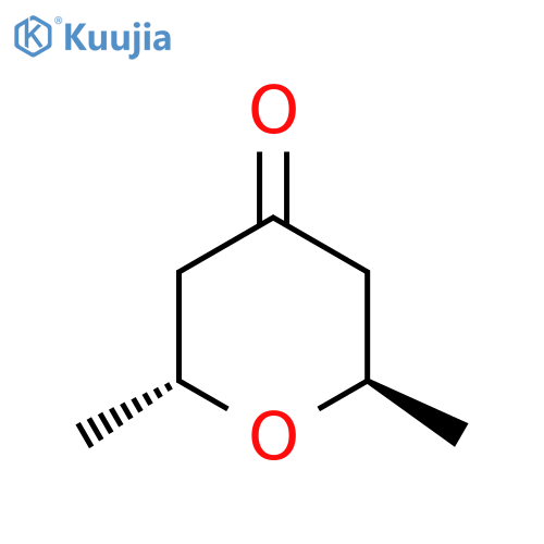 (2R,6R)-2,6-dimethyloxan-4-one structure