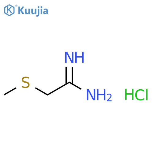 2-(methylsulfanyl)ethanimidamide hydrochloride structure