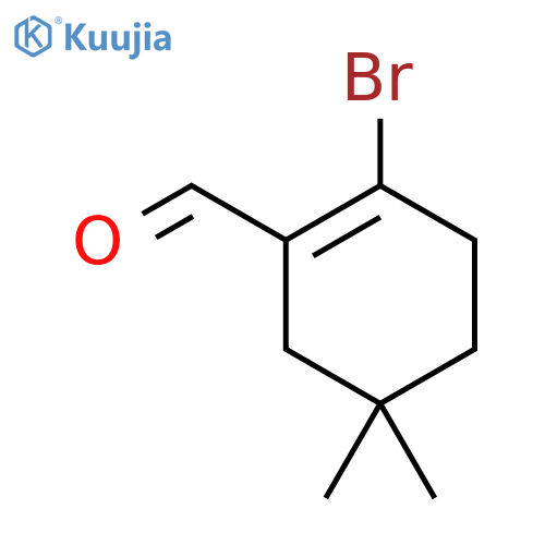 2-Bromo-5,5-dimethylcyclohex-1-enecarbaldehyde structure